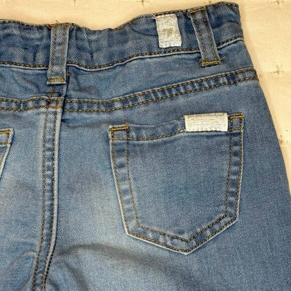 7 For All Mankind Skinny Jeans Girls 3T | Blue Denim Chambray Lightweight - Picture 5 of 8